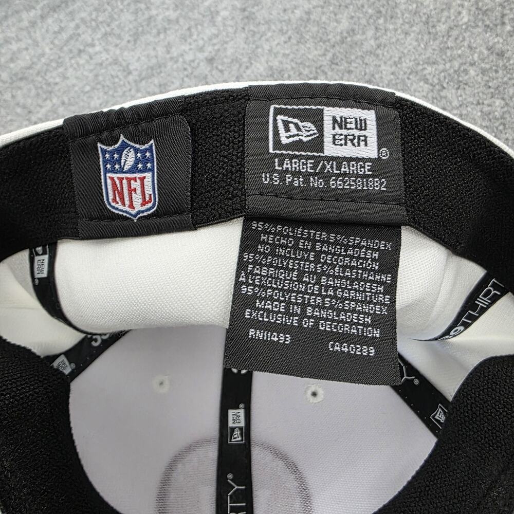 Washington Football Team Hat Cap Fitted Mens Large/XL White NFL Football New Era - Picture 2 of 10